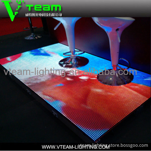 VTEAM Waterproof Portable Led Dance Floor For DJ Clubs Stage Lighting